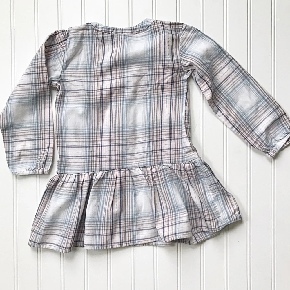 •The Children’s Place• plaid flannel tunic top